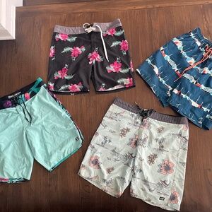 4 size 32 men’s swim trunks